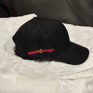 Black Gucci Baseball Cap
